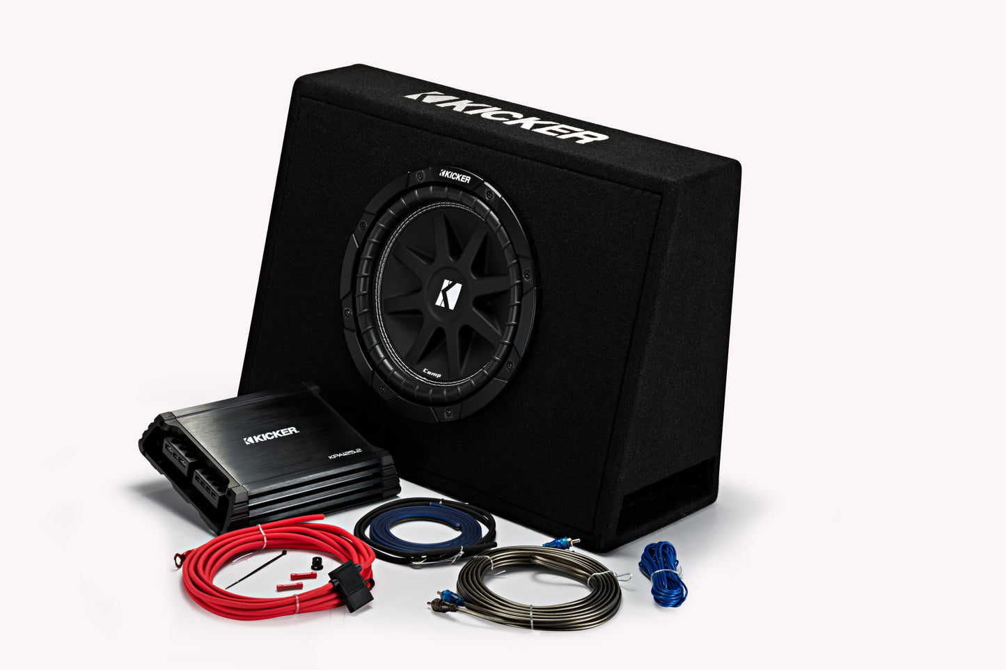 Subwoofer Kicker KickPack 10" + Amplificador (500W) 44KKP210