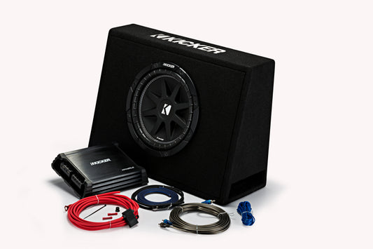 Subwoofer Kicker KickPack 10" + Amplificador (500W) 44KKP210